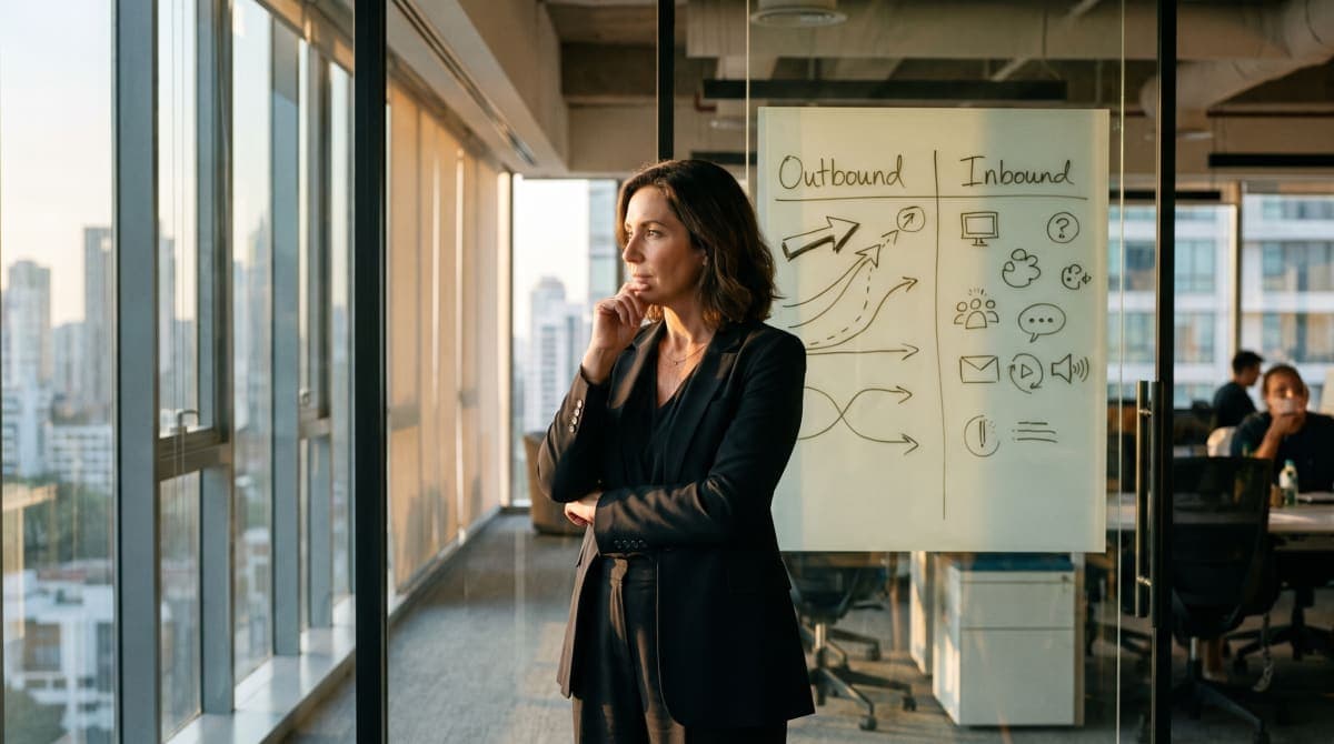 Outbound vs Inbound in 2026: When Each Works, When to Mix, and the Cost per Meeting